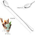9 Inch Long Handle Iced Teaspoon, DaKuan Set of 10 Stainless Steel Iced Teaspoon for Iced Tea, Coffee, Cocktail, Milkshake, Cold Drink...