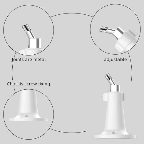 3 Pack Security Camera Wall Mount for Arlo Pro, Arlo Pro 2, Arlo Ultra, Arlo Pro 3, Arlo Essential Spotlight Camera, Adjustable Security Indoor/Ou...