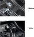 for Nissan Sentra Altima 2024 2023 2022 2021 2020 Accessories Auto Center Console Gear Shift Knob Cover Trim Cap Gear Panel -Carbon Fiber Style...