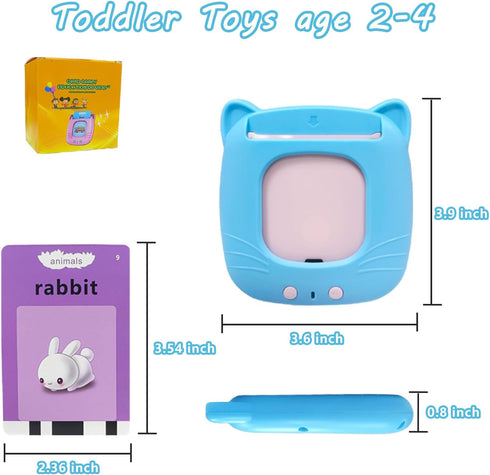 Toddler Toys for 2 3 4 5 Year Old Boy Girl, Learning Educational Montessori Toys for Toddler, Talking Flash Cards 224 Sight Words Best Gifts for K...