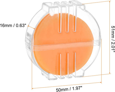 2pcs Beeswax Thread Conditioners Thread Wax Block with Plastic Box for Quilting Sewing, Embroidery Wax Sewing Supplies, Golden...