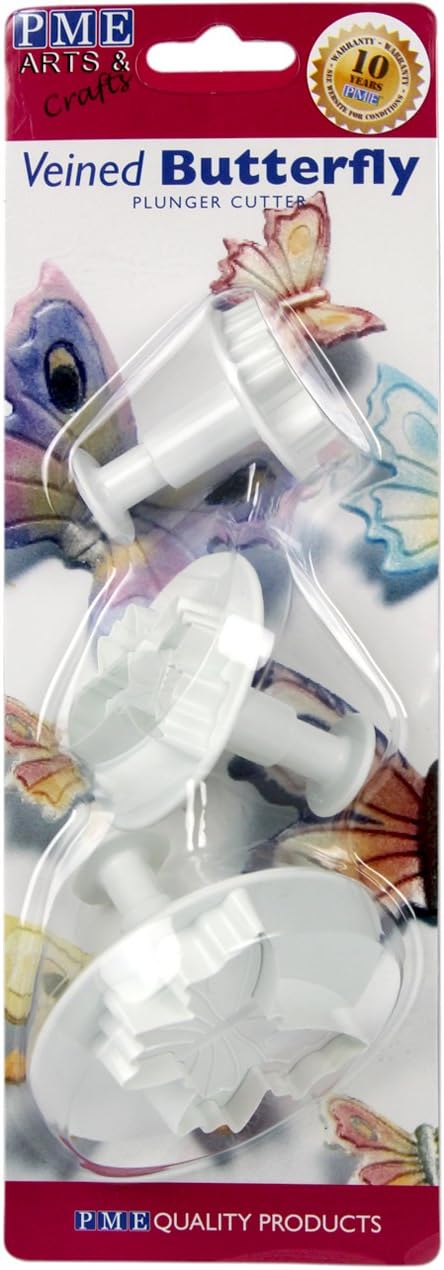 PME Plunger Cutters, Butterfly, 3-Pack, Set of 3...