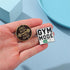 Motivational Enamel Lapel Pin Gym Mode Quotes Words Pin Inspirational Pin Sports No Pain No Gain Positive Saying Brooch for Clothing Bags Denim La...