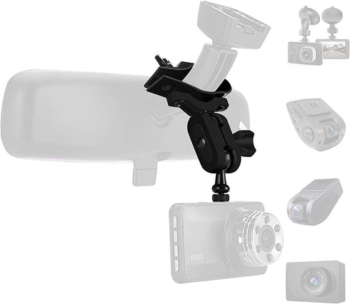 Dash Cam Mirror Mount, with 16 Different Joints, Compatible with APEMAN, UGSHDI, Old Shark, Vantrue, Rexing V1P, YI 2.7", Z-Edge, Peztio, Falcon F...