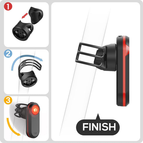 TUSITA Bike Seat Post Mount Compatible with Garmin Varia RTL510 RTL515 RVR315, Rearview Radar - Round,D Shaped,Aero Seat Post Compatibility...