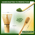 BambooWorx Matcha Whisk Set - (Chasen), Traditional Scoop (Chashaku), Tea Spoon. The Perfect Sets to Prepare a Traditional Cup of Japanese Tea, Ha...