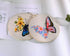 Konrisa Embroidery Starter Kits with Butterfly Flower Pattern, Stamped Cross Stitch Kits for Beginners Adults DIY Sewing Include Embroidery Hoop E...