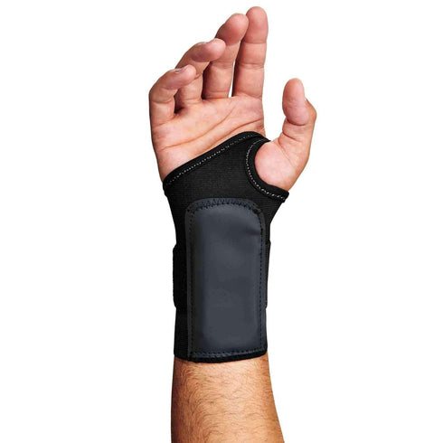 Ergodyne 70006 ProFlex 4000 Single Strap Wrist Support, Black - Large, Right Hand...