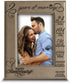 BELLA BUSTA- 2 Years of Marriage - second anniversary - Engraved Leather Picture Frame-Anniversary for couple (5 x 7 Vertical)...