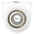 uxcell 608ZZ Ball Bearing Guide Pulley Roller Round Wheel 8x30x10mm Double Metal Shielded (GCr15) Chrome Steel Bearings 4pcs...