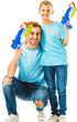 Water Guns for Kids - Summer Soaker Squirt Guns, 400CC/40ft for 3 Years Old and up Boys Girls Adults - 2 Pack Outdoor Toy for Swimming Pool Yard L...