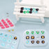 BROVITI Mini Gem Resin Jewelry Making Supplies Kit Mini Gem Ear Stud Crystal Epoxy Mold with Ear Studs and Earring Backs for DIY Art Craft Jewelry...