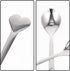 Spoons Silverware 12pcs Coffee Spoon Heart Shaped Spoons Dessert Spoon Stainless Steel Spoon Ice Cream Spoons Tea Spoons Love Spoon for Valentines...