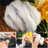 3.53oz Wool Roving Yarn, Fiber Roving Wool Top, Needle Felting Supplies, Pure Wools, Chunky Yarn, Spinning Wools for Needle Felting Wet DIY Hand S...