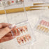 6Pcs Clear Acrylic Press on Nails Storage Packaging Boxes &10Pcs Nail Tips Display Holder and Double Sided Adhesive Tape Nail Display Organizer fo...