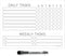 Dry Erase Whiteboard Task Planner by Glassboard Studio | Removable and Restickable Adhesive Decal | Fine-Tip Magnetic Marker Included (9 x 12 inch...