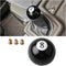 AUCELI Car Shift Knob Manual Gear, No.8 Billiard Ball Type Car Shifter Lever Head Knob, 2.2" Acrylic Round Ball Shift Knob with 3 Adapters, Auto A...