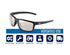 Bullhead Safety Eyewear BH2766AF Pompano, Matte Black Frame/Temple, Indoor/Outdoor Anti-Fog Lens, Black Tpr Nose Piece And Temple Ends...