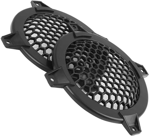 Unifizz Car 4pcs Grill Cover 4" Mesh Protector Speaker Cover Woofer Subwoofer Grill...