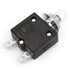 10A Manual Reset Button Circuit Breaker 2 Pack 125/250V AC 50V DC Thermal Overload Protector with Quick Connect Terminals and Waterproof Button Ca...