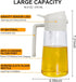 2 in 1 Oil Dispenser and Oil Sprayer, Oil Sprayer for Cooking 2024 Upgrade 16oz/470ml Oil Dispenser and Oil Sprayer Bottle, Oil Dispenser for Kitc...
