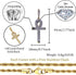 TOPGRILLZ Cross Necklace for Women Ankh Gold Cross Necklace for Men Rope Cuban Link Chain Pendant Necklace Iced out 14K Gold Plated Diamond Ankh P...