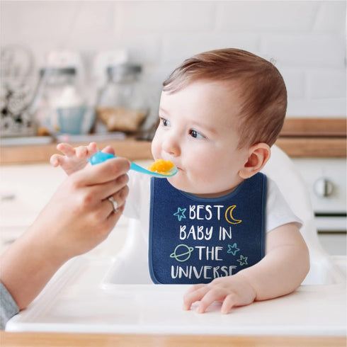 The Peanutshell Terry Baby Bib Set for Boys or Girls | Unisex 10 Pack Feeding, Teething, Drooling Hello Sunshine...