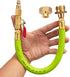 Lead -Free Brass 16.9" Winterize Sprinkler System RV Motorhome Boat Camper and Travel Trailer: Air Comp Quick-Connect Plug To 3/4" Garden Hose Fau...