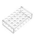 2 Pack Acrylic Test Tube Rack, 24Wells, for 5/9“ OD Tube (13 ±0.1mm?MAX for 14mm) Centrifuge Tube Holder for Labortory Holder Lab Test Tube Transp...