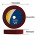 6inch Non-Woven Abrasive Grinding Flap Wheel Nylon Fiber Wheel Scouring Buffing Pad for Rotary Tool 2inch Thickness 240 Grit Red...