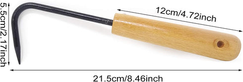 Honbay 1PCS Hand Weeder Single-Claw Weed Remover Tool Small Weeding Tool for Home Outdoor Garden (8.5")...