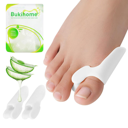 Bukihome Bunion Cushion Protector - 8 Packs Bunion Corrector Pads for Big Toe, Gel Shield for Foot Pain Relief, Calluses, Corns, Friction, and Pre...