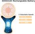 OUTXE Necklace Fan Personal Fan 3000mAh Wearable Fan Mini Handheld Fan 90° Rotation Portable Necklace Fan...
