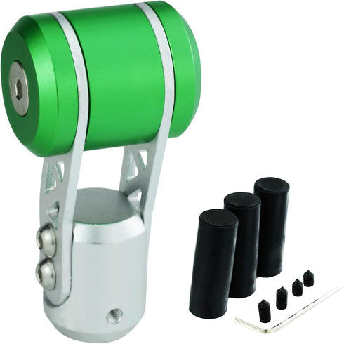 Abfer Green Shift Knob Car Aluminum Alloy T Handle Shifter Gear Lever Head Fit for Most Manual Vehicle...