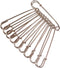 Baitaihem 50 Pcs Large Steel Safety Pins 3 inch Heavy Duty Safety Pins for Blankets, Skirts, Kilts, Crafts...