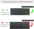 Keyboard Cover for HP Stream 14 inch 14-ds/dg Series 14-DS0013DX DS0023DX/HP Pavilion X360 14M-BA 14M-CD 14M-DH 14-BF 14-CM 14-CF 14-DF 14-DK 14-D...