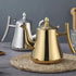 1L/1.5L Stainless Steel Water Kettle TeaPot Thicker With Filter Hotel Tea Pot Coffee Pot Induction Cooker Tea Kettle Gold Silver (1.5L silver)...