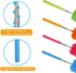 4 Pcs Washable Microfiber Feather Duster, with Extendable Pole and Bendable Head, Microfibre Cleaning Tool for Cleaning Office, Car, Computer, Fur...