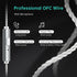R6 in Ear Monitor Earphone HiFi Wired Earbuds with Mic 1BA 1DD Gaming IEM Headphones with 2 Pin Detachable Cable for Musicians DJ Singer Audiophil...