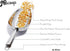 JBscoop Stainless Steel Scoop for ice, 9.6 Inch Metal Food Scoop Kitchen Bar Party Wedding Heavy Duty Dishwasher Safe - 8 Oz...