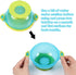 PandaEar Stay Put Spill Proof Stackable Baby Suction Bowls 3 Sizes for Toddlers with Silicone Feeding Utensils and Secure Lids BPA Free...