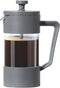 Oggi French Press Coffee Maker (12oz)- Borosilicate Glass, Coffee Press, Single Cup French Press, 3 cup Capacity, Charcoal...
