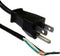 NEMA 5-15P to Standard ROJ Power Cord, Black, 18/3 (18AWG 3 Conductor) SVT, 10 Amp/125 Volt, (6 Feet/1.8 Meters), Power Cable...