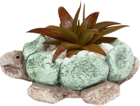 Plant Pot, Turtle Cement Flower Pot Unique Cute, Succulent Cactus Gift Planter with Drainage Hole, Decorative Novelty Planter Container...