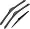 3 Wipers Set for 2003-2009 Lexus GX470, Windshield Wiper Blades Original Equipment Replacement Front and Rear- 22"/21"/16" (Pack of 3) J- HOOK...