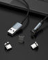 YKZ USB-C Magnetic Connector 3 Packs, 7 Pin USB C Magnetic Adapter for Round-Shaped Magnetic Charging Cable, Compatible with All USB C Devices...