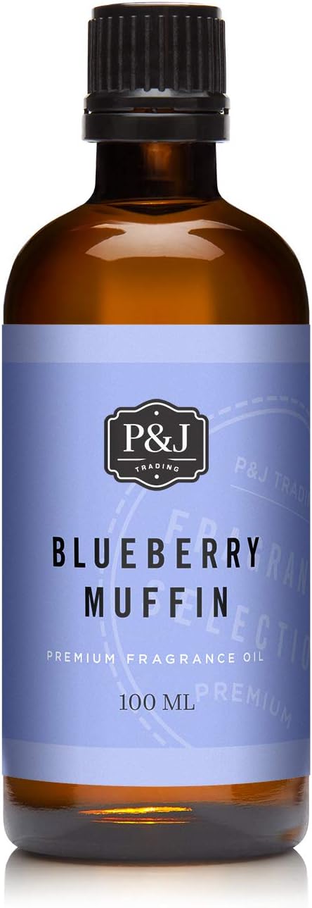 P&J Trading Fragrance Oil | Blueberry Muffin Oil 100ml - Candle Scents for Candle Making, Freshie Scents, Soap Making Supplies, Diffuser Oil Scent...
