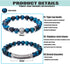 BOMAIL Men Women 8mm Tiger Eye Stone Beads Bracelet Elastic Natural Stone Yoga Bracelet Bangle Fashion Jewelry Gifts...