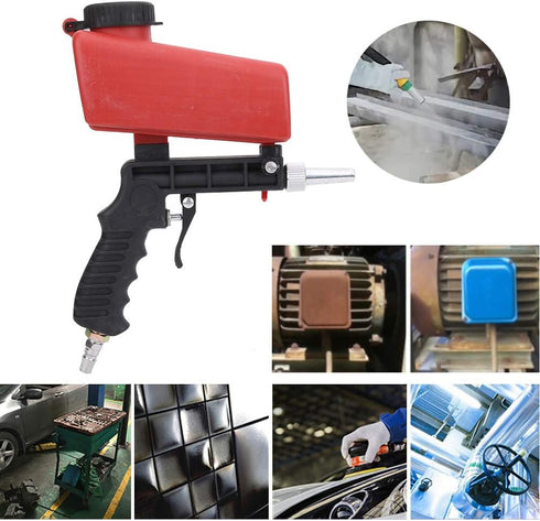 Air Sand Blaster Machine Pneumatic Sandblasting Gun 90PSI Blasting Tool for Sandblasting Polishing Metal Rust Removal...