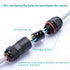 PENGLIN 5PCS Waterproof IP68 3-Pole Junction Box Cable Connector, 3 PIN Wire Connector Ø 4-12 mm for Outdoor Underground Cable, Junction Box, Stre...